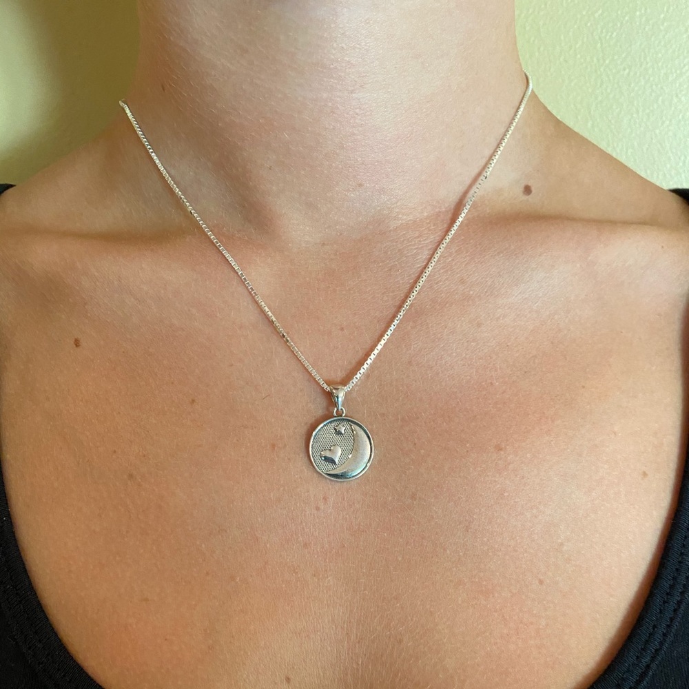 Sterling Silver I Love You... Necklace - Picture 12 of 16